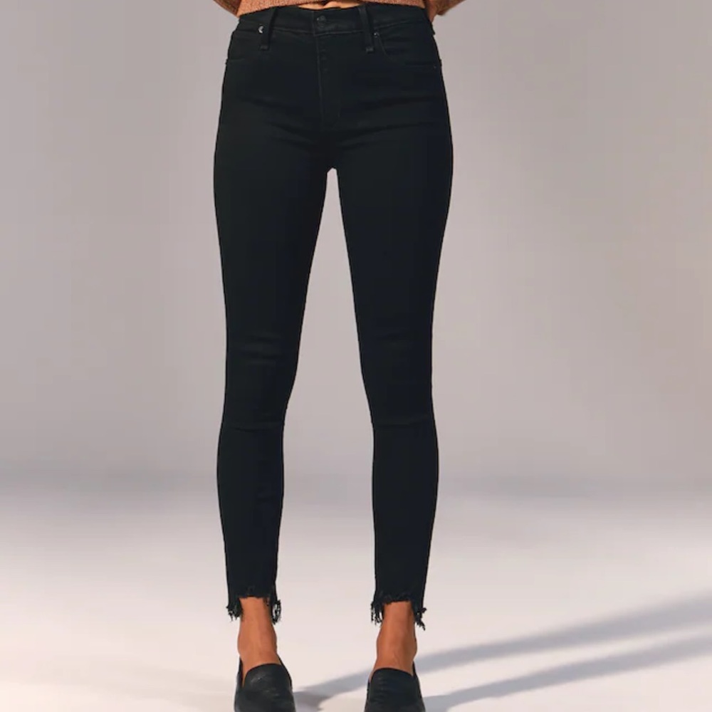 Abercrombie High rise skinny ankle jeans